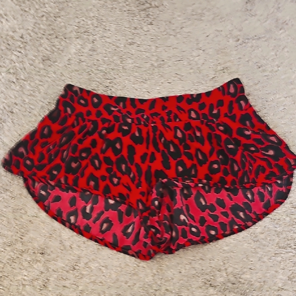 Leopard Print Women's Nass Booty Shorts